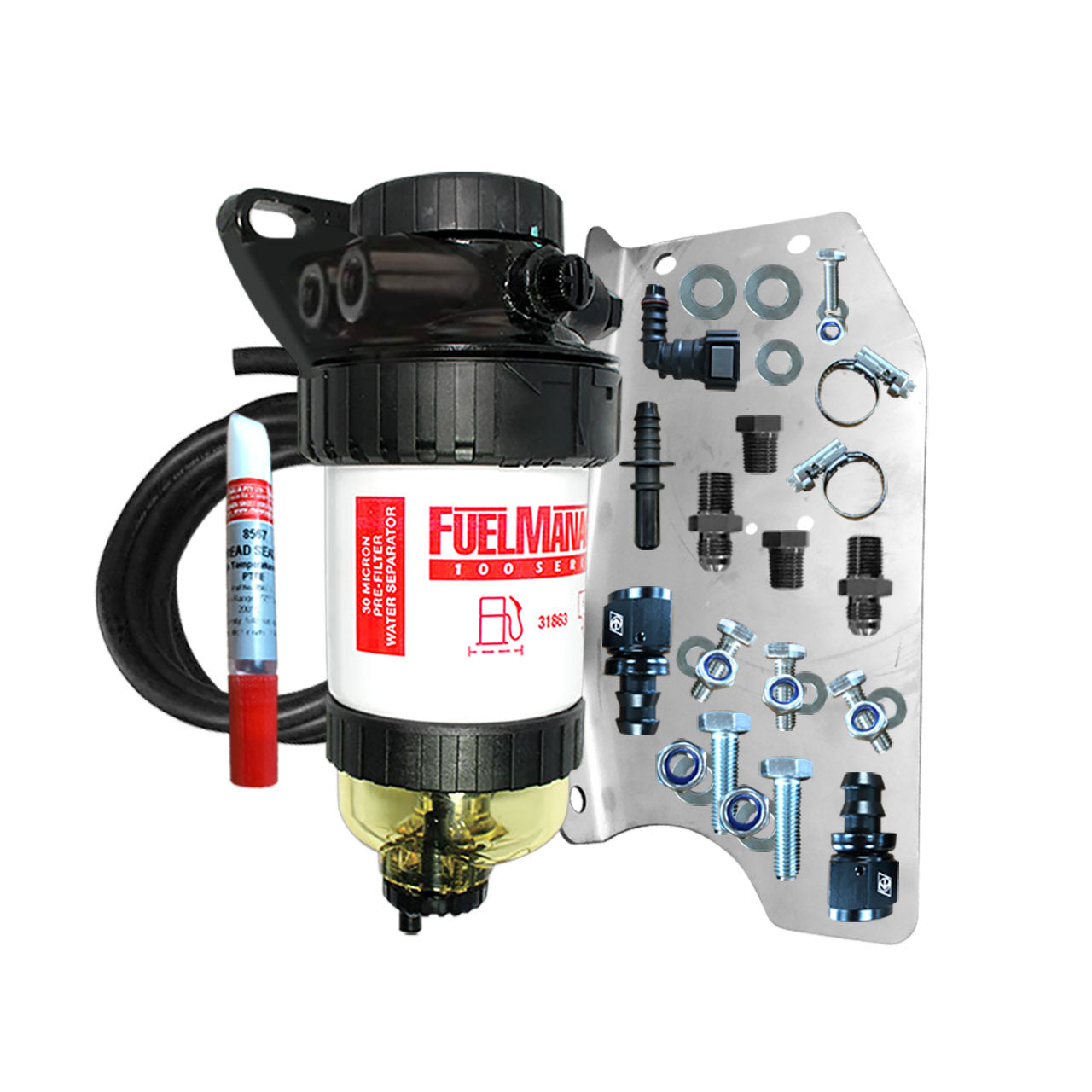 Volkswagen Amarok 2.0L 2011-on TD 120-132kw - Fuel Manager Pre Filter Water Separator Kit FM603DPK