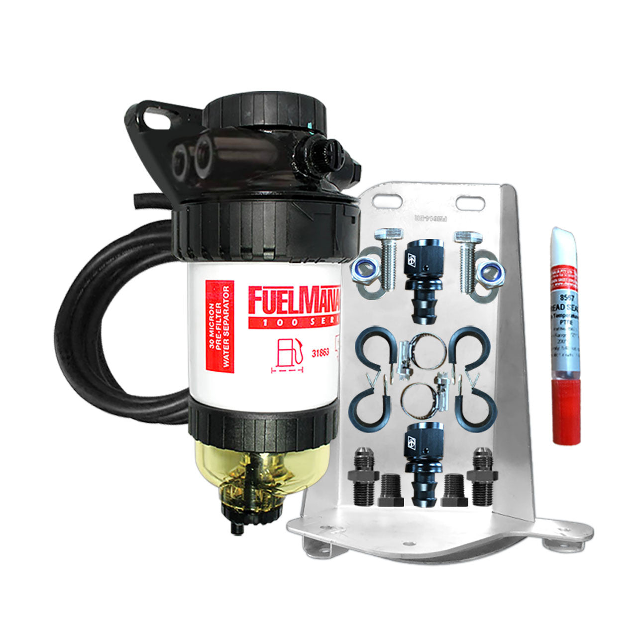 Toyota LC 200 (3 Bat) Diesel - Fuel Manager Pre Filter Water Separator Kit FM614DPK