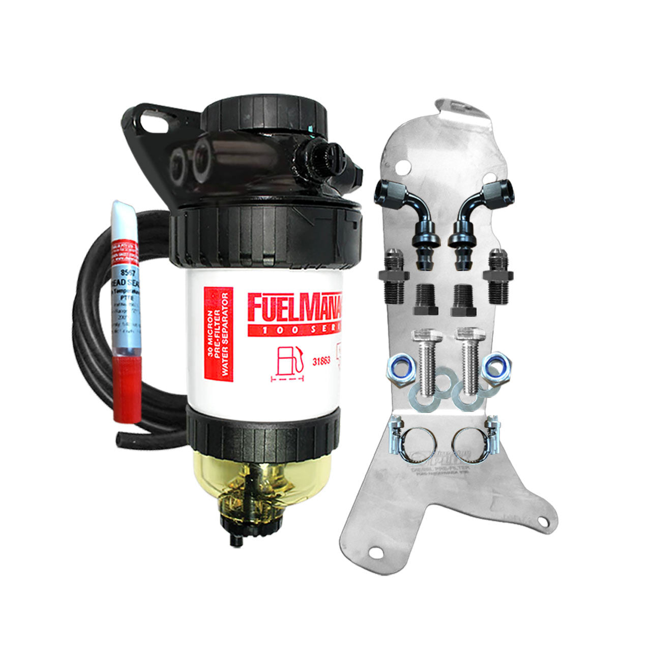 Ford Ranger 3.2L 2.2L Mazda BT50 - Fuel Manager Pre Filter Water Separator Kit FM621DPK