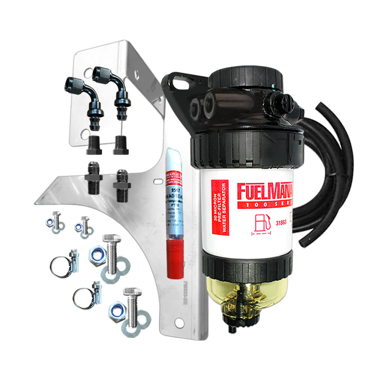 Mitsubishi Triton 3.2L 2.5L - Fuel Manager Pre Filter Water Separator Kit FM622DPK
