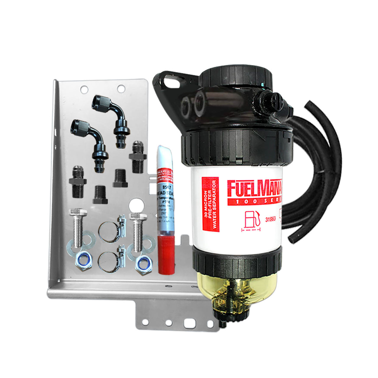 Toyota Hilux Fortuner 2016 2.8L D4D N80 GUN-126R Single & Dual Battery FM628DPK Pre Filter Kit