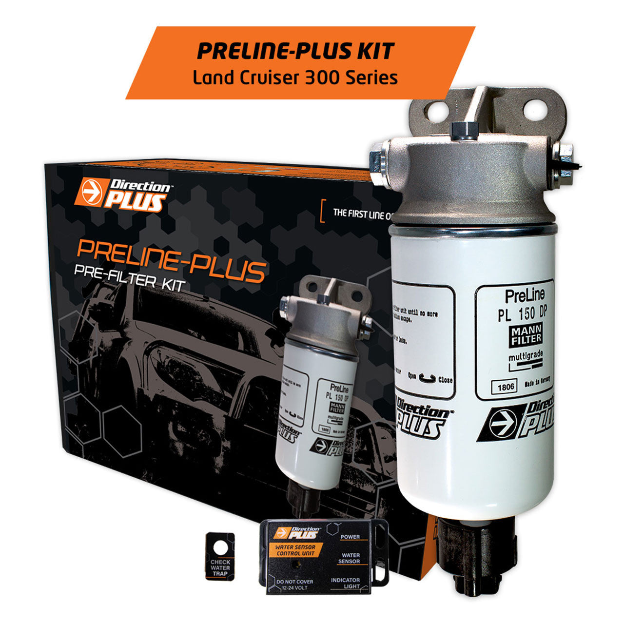 Mann PreLine Pre Filter Kit PL635DPK for Toyota Landcruiser 3.3L V6 FJA300R (2021-on)