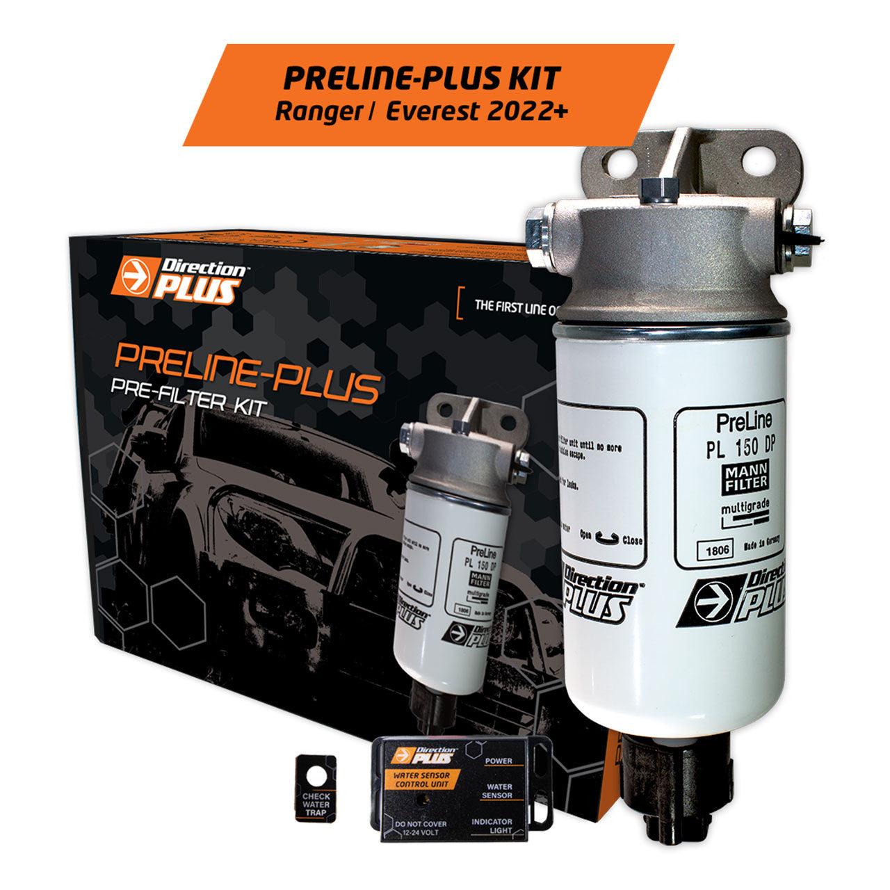 Mann PreLine Pre Filter Kit PL671DPK for Ford Ranger 2.0L 3.0L V6 PY (2022-on)