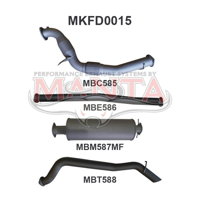 Manta - Ford PX Ranger 3.2L With Cat - (MKFD0015)