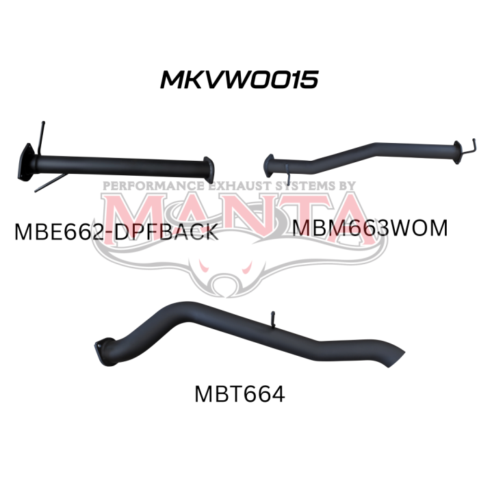 Manta - Ford PX Ranger 3.2L With Cat - (MKFD0015)