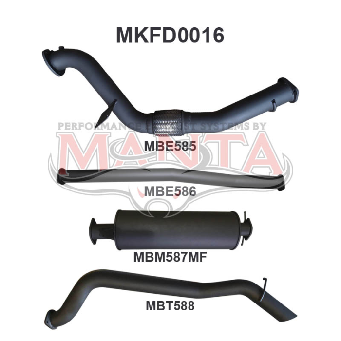 Manta - Ford PX Ranger 3.2L Without Cat - (MKFD0016)