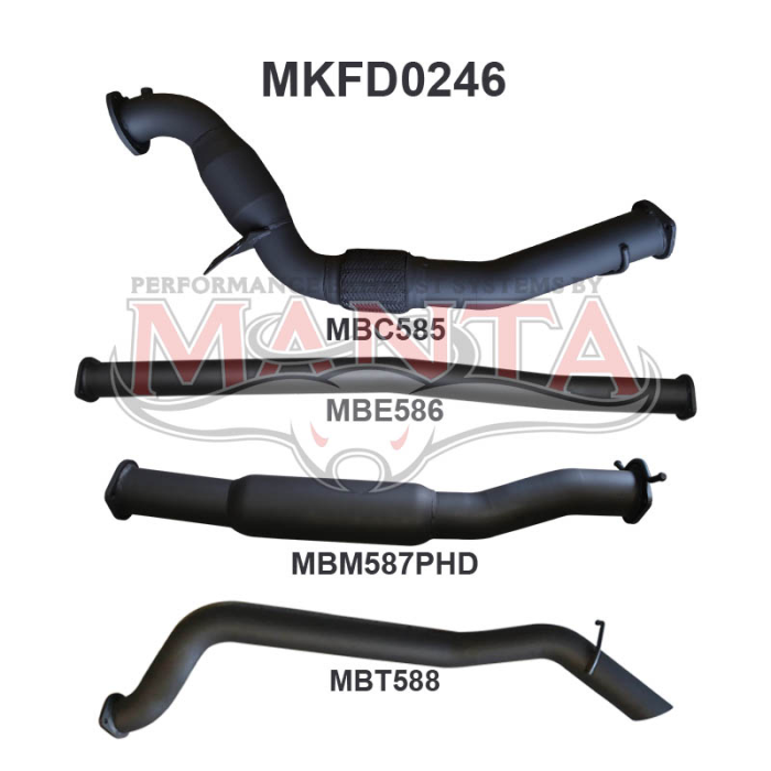 Manta - Ford PX Ranger 3.2L With Cat, Hotdog - (MKFD0246)