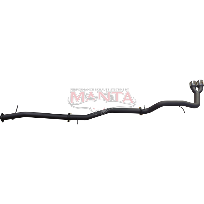 Manta - Next Gen T6.2 Ranger 4cyl 2.0 Bi-Turbo 3in DPF Back, Twin Tip Side Exit - (MKFD0280T)
