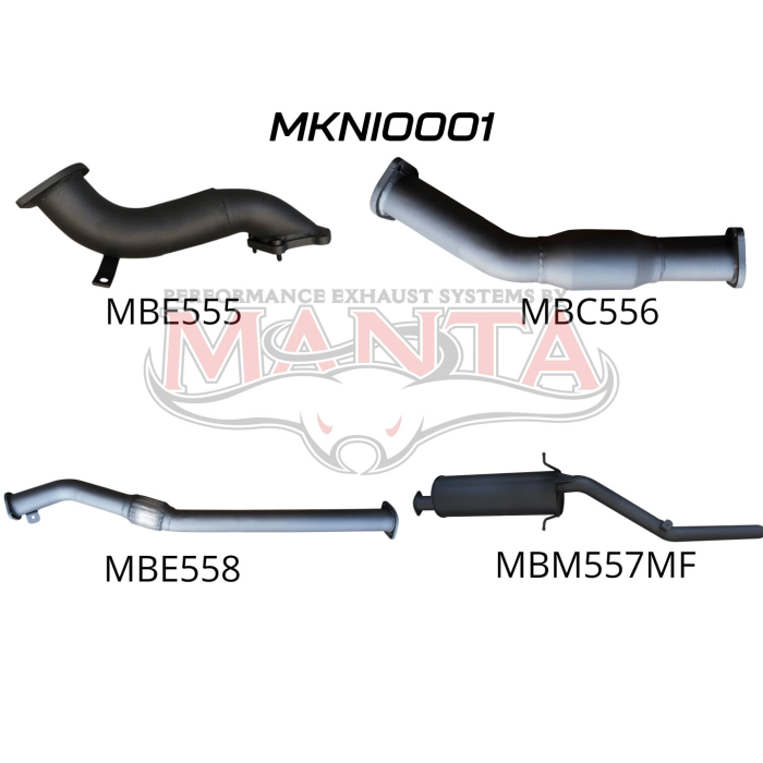 Manta - Navara D22 3.0L With Cat - (MKNI0001)