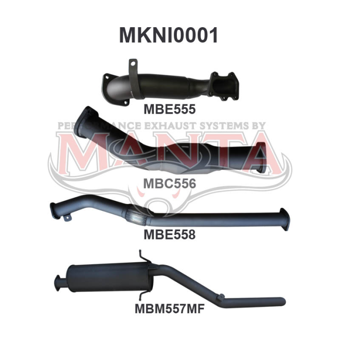 Manta - Navara D22 3.0L With Cat - (MKNI0001)