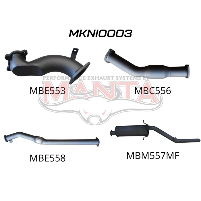 Manta - Navara D22 2.5L With Cat - (MKNI0003)