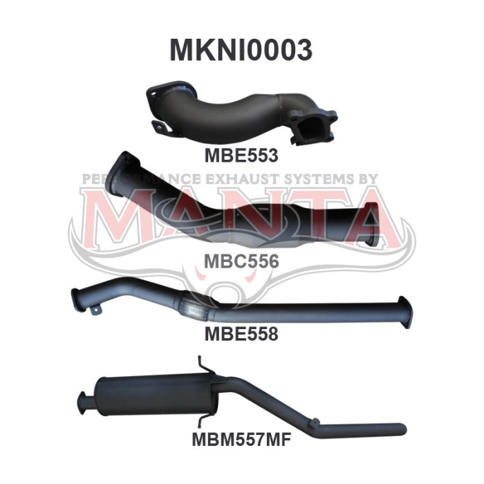 Manta - Navara D22 2.5L With Cat - (MKNI0003)