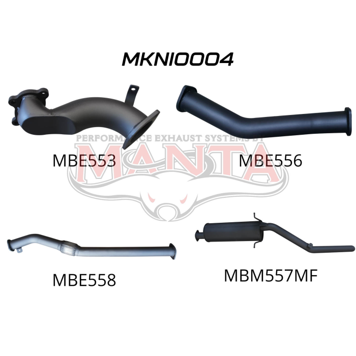 Manta - Navara D22 2.5L Without Cat - (MKNI0004)