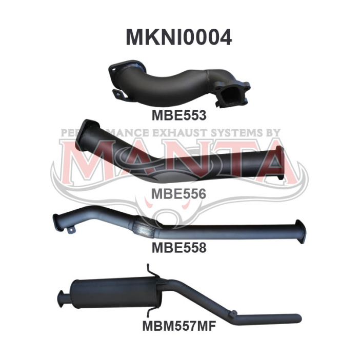 Manta - Navara D22 2.5L Without Cat - (MKNI0004)