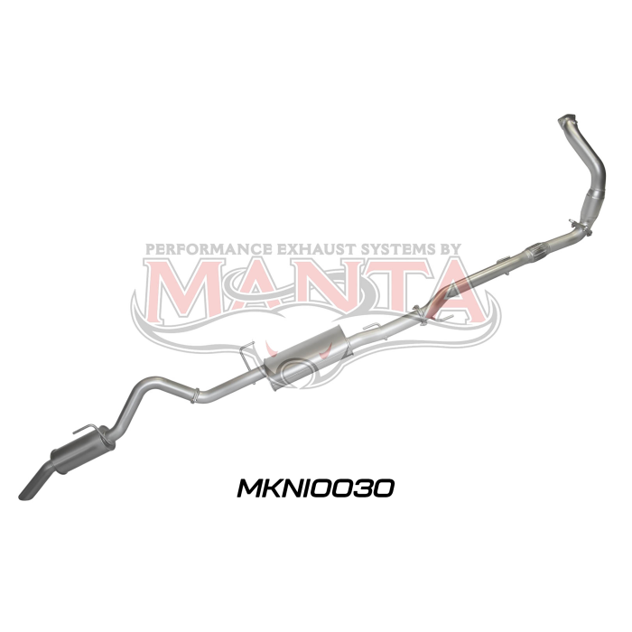 Manta - Navara D40 3.0L 550 V6 With Cat R Muffler - (MKNI0030)