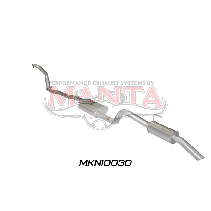 Manta - Navara D40 3.0L 550 V6 With Cat R Muffler - (MKNI0030)