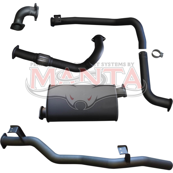 Manta - HDJ78 4.2L Troop Carrier 3in Turbo Back With Muffler - (MKTY0028)
