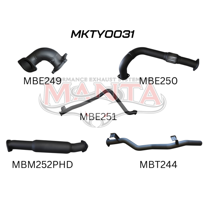 Manta - HDJ79 Ute 3 Turbo Back With Hotdog - (MKTY0031)