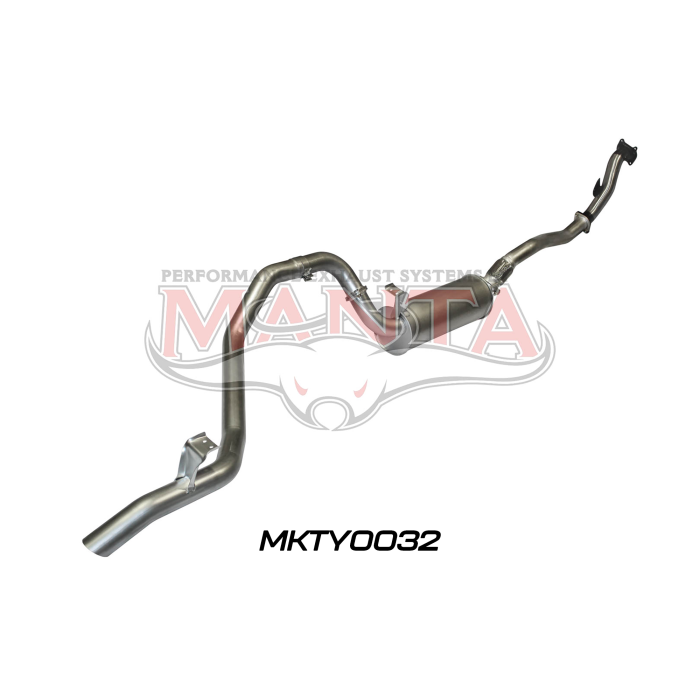 Manta - HDJ80 1HD Wagon 3in From Turbo Back Muffler - (MKTY0032)