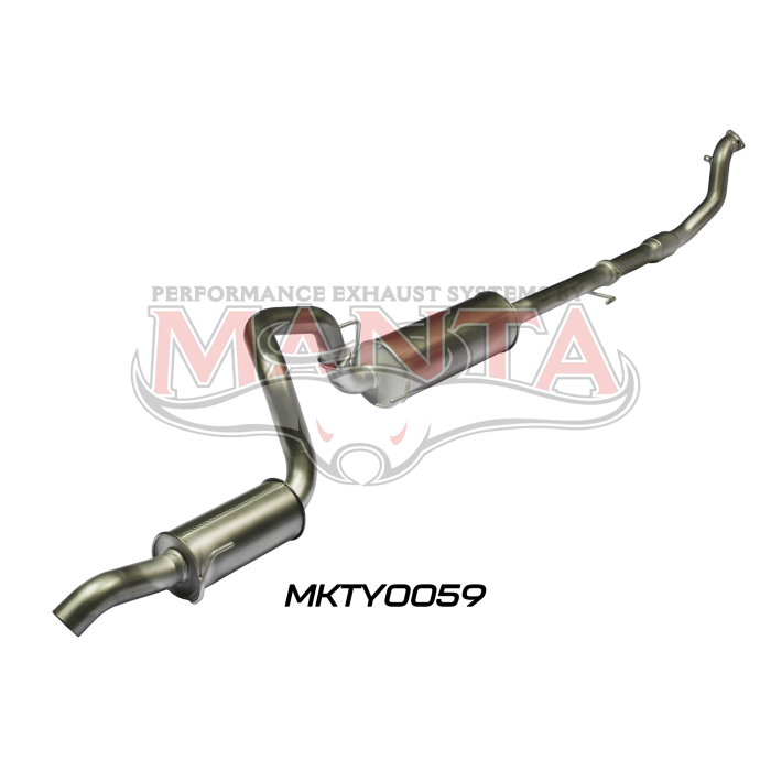 Manta - KDJ120, 150 Prado 3.0L D4D 3in With Cat - (MKTY0059)