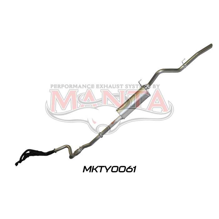 Manta - Hilux LN147 LN167 LN172 5L 3.0L Diesel Extractors & 2.5in Exhaust System - (MKTY0061)