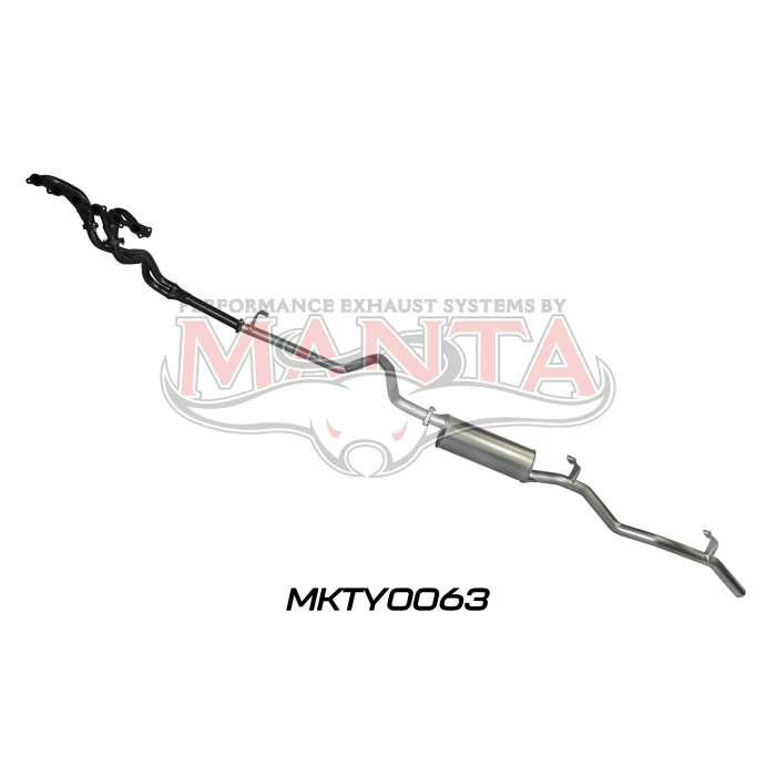 Manta - FZJ75 Landcruiser Extractors & 2.5in - (MKTY0063)