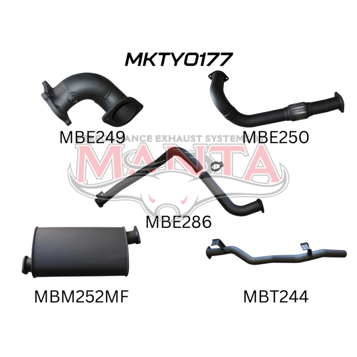 Manta - HZJ78 Landcruiser 4.2L 6cyl Troop Carrier, With CT26 Turbo Fitted - (MKTY0177)