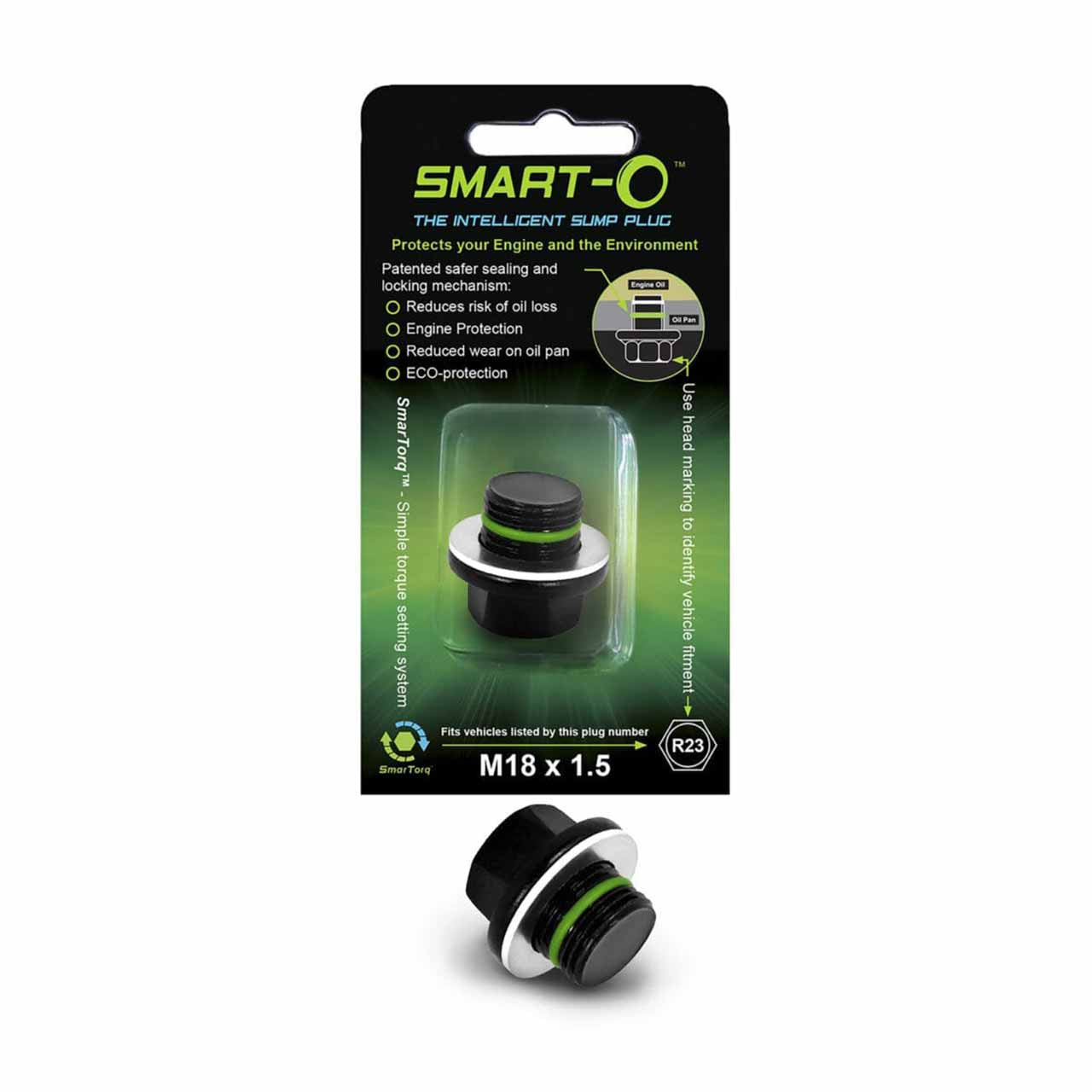 R23bp1 Oil Sump Plug (M18 X 1.5mm) Smart-O