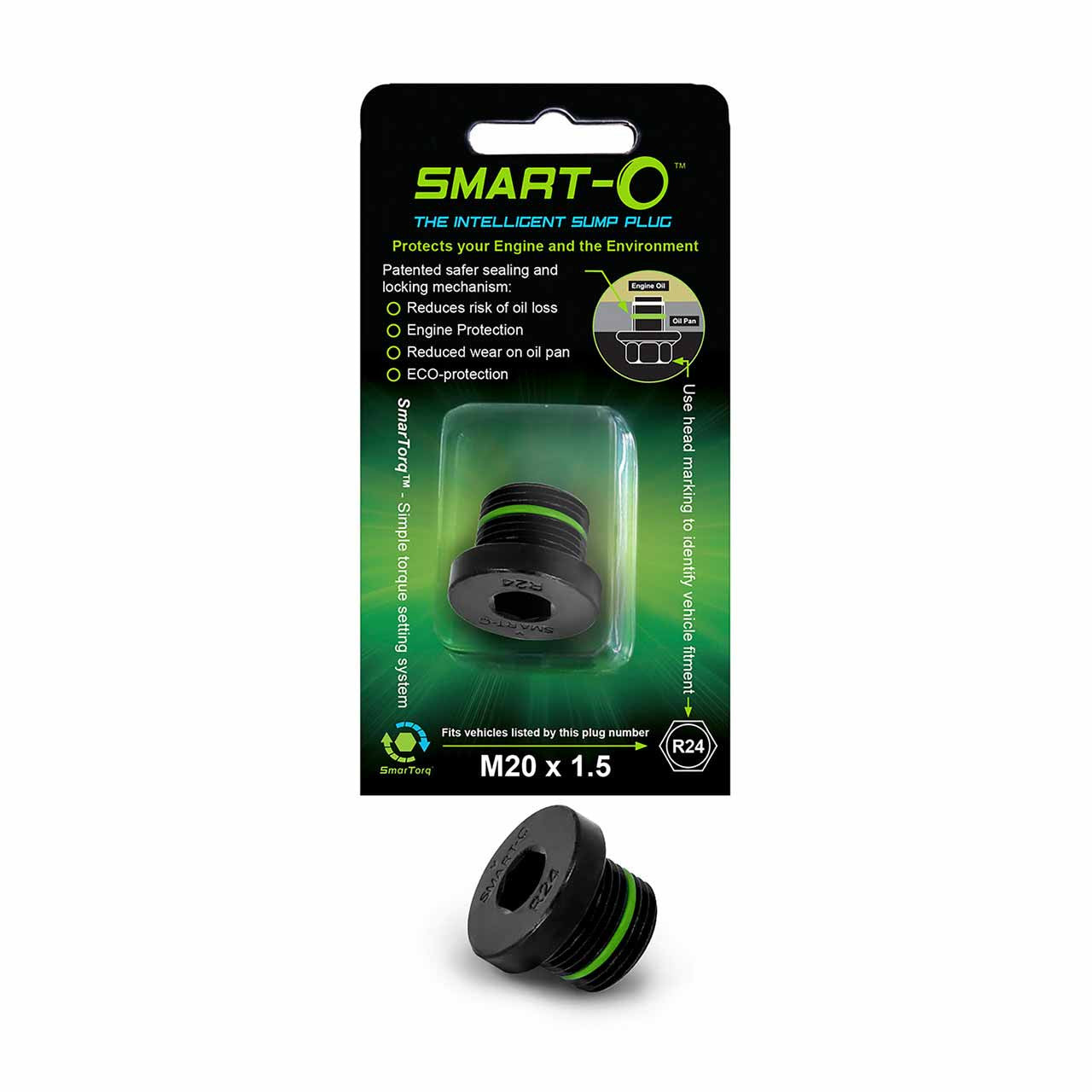 R24bp1 Oil Sump Plug (M12 X 1.25mm) Smart-O