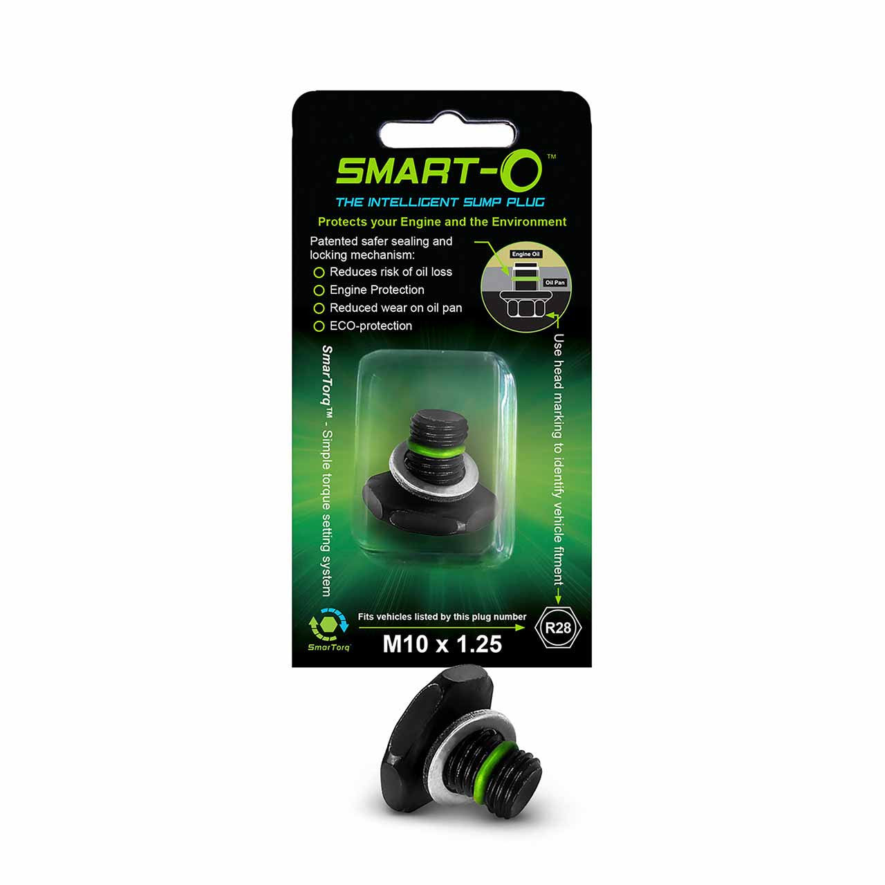 R28bp1 Oil Sump Plug (M10 X 1.25mm) Smart-O