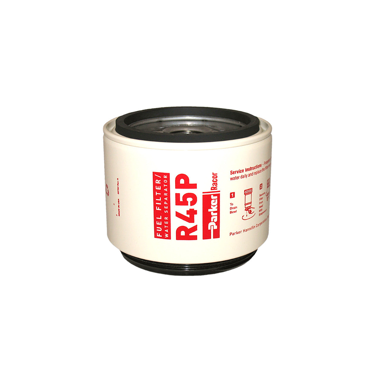 R45p Racor 30 Micron Fuel Filter / Water Separator Replacement Element