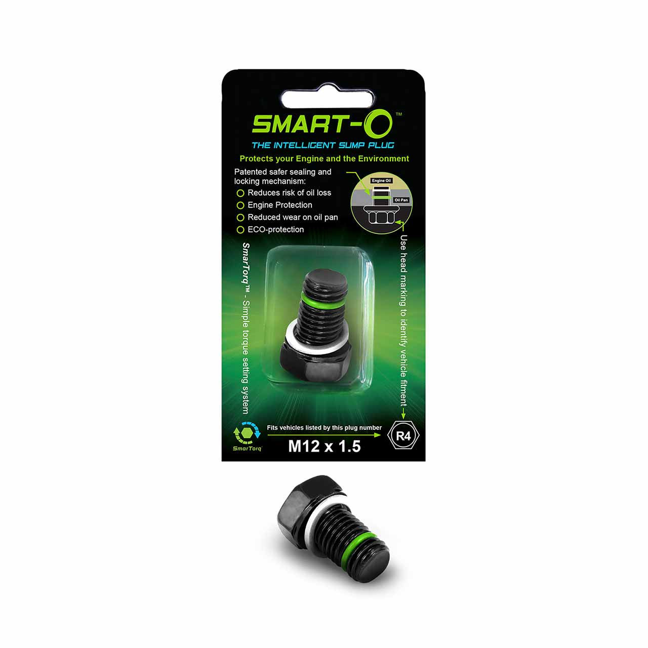 R4bp1 Oil Sump Plug (M12 X 1.5mm) Smart-O