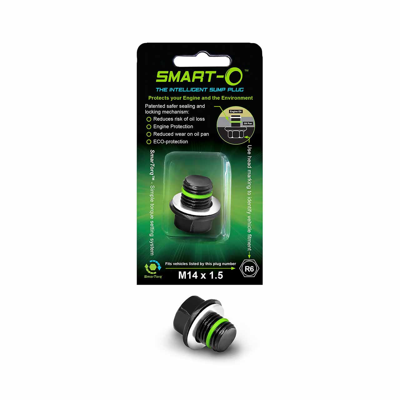 R6bp1 Oil Sump Plug (M14 X 1.5mm) Smart-O