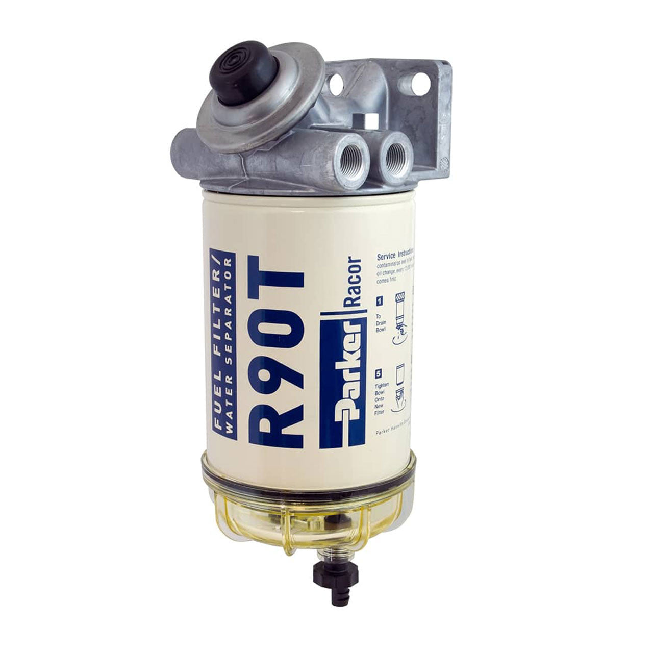 Racor 490r10 Diesel Spin-On Fuel Filter/Water Separator