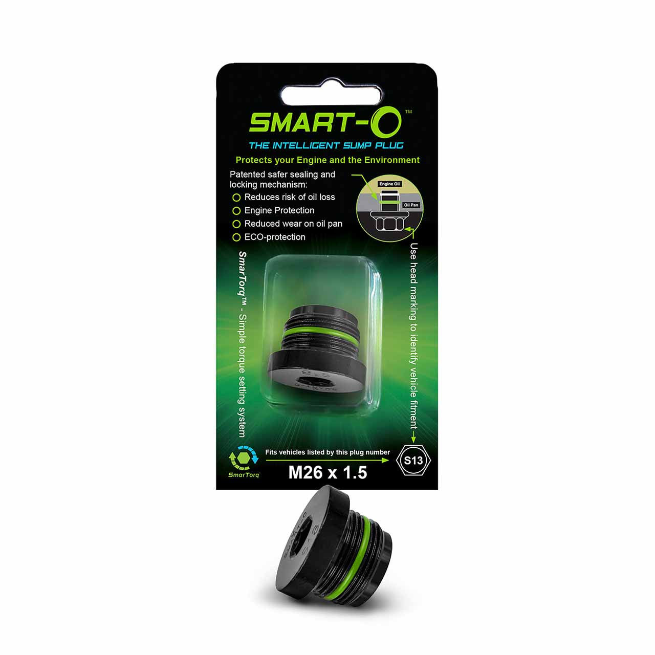 S13bp1 Oil Sump Plug (M26 X 1.5mm) Smart-O