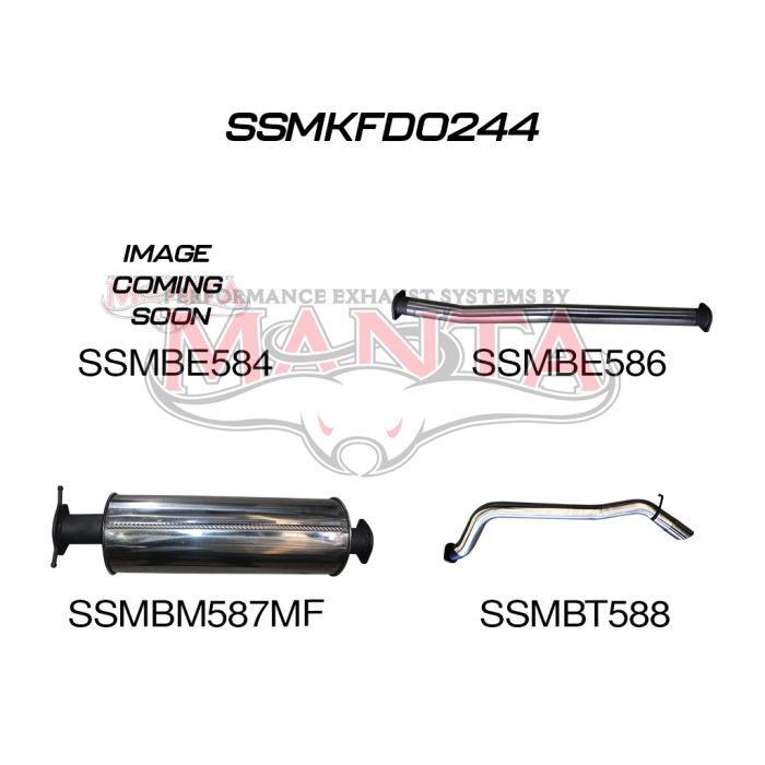Manta - Ranger PX/Mazda BT50 2.2L 3 Without Cat - (SSMKFD0244)