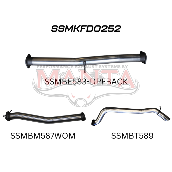 Manta - PX2 Ranger 3in DPF Back - (SSMKFD0252)