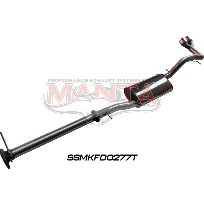 Manta - Next Gen T6.2 Ranger V6 3in DPF Back With Muffler, Twin Tip Side Exit - (SSMKFD0277T)