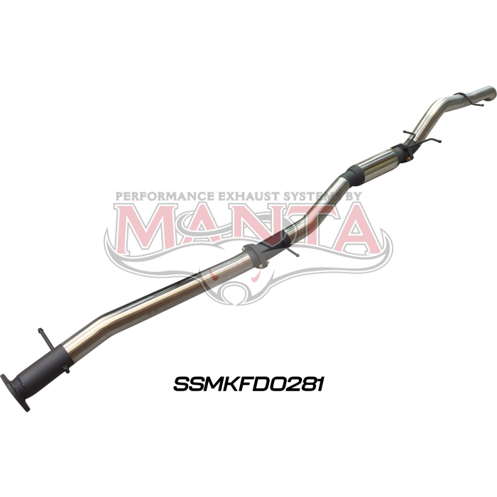 Manta - Next Gen T6.2 Ranger 4cyl 2.0 Bi-Turbo 3in DPF Back With Hotdog - (SSMKFD0281)