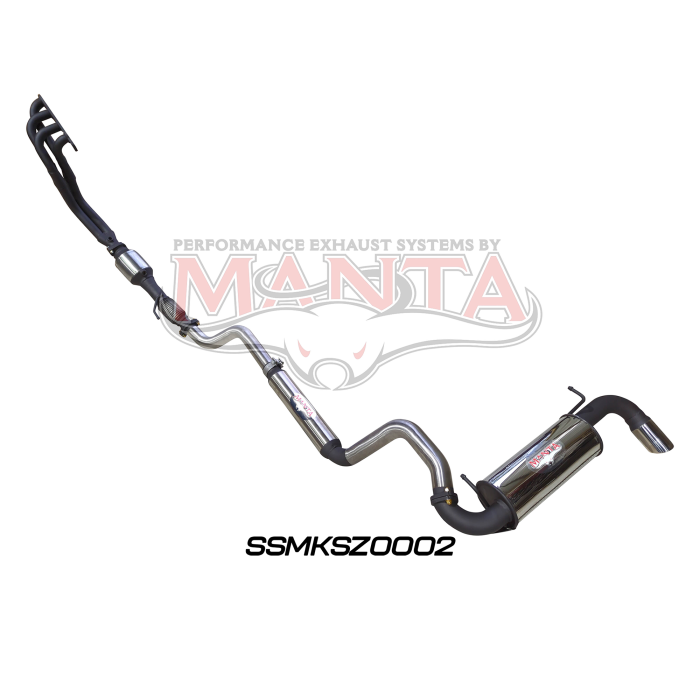 Manta - Suzuki Jimny 1.5L Petrol Full System - Extractor & Cat with Centre Hotdog and Rear Muffler (Manual) - (SSMKSZ0002)