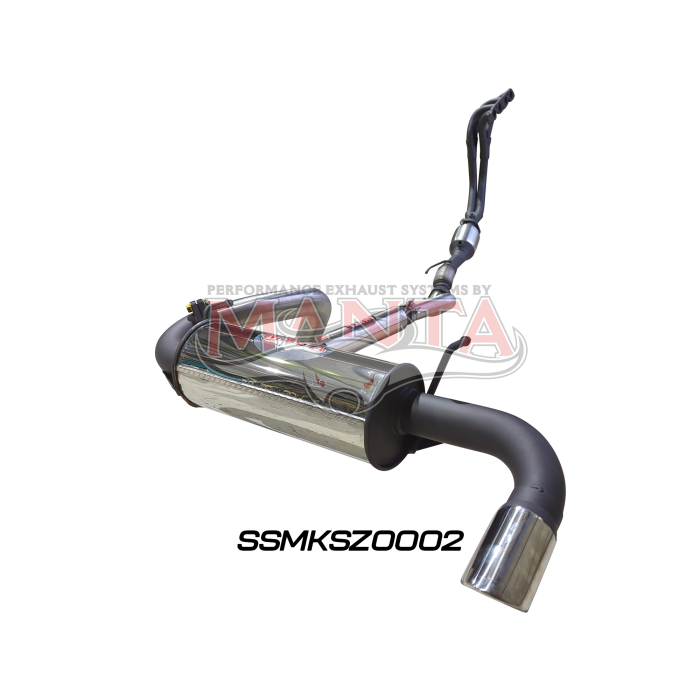 Manta - Suzuki Jimny 1.5L Petrol Full System - Extractor & Cat with Centre Hotdog and Rear Muffler (Manual) - (SSMKSZ0002)