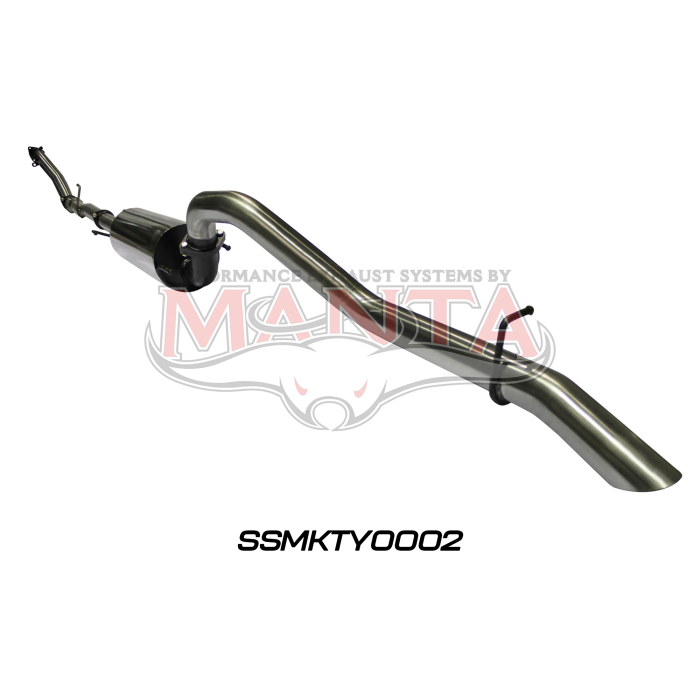 Manta - Hilux KUN26R 3.0L D4D 3in Muffler With Cat - (SSMKTY0002)