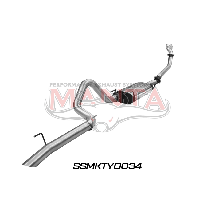 Manta - HDJ100 4.2L TD WAGON 3in CENTRE MUFFLER & REAR TAIL - (SSMKTY0034)