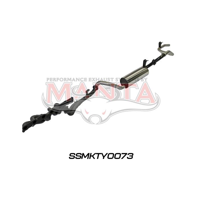 Manta - Landcruiser FZJ80 4.5L Extractors & 2.5in Full System - (SSMKTY0073)