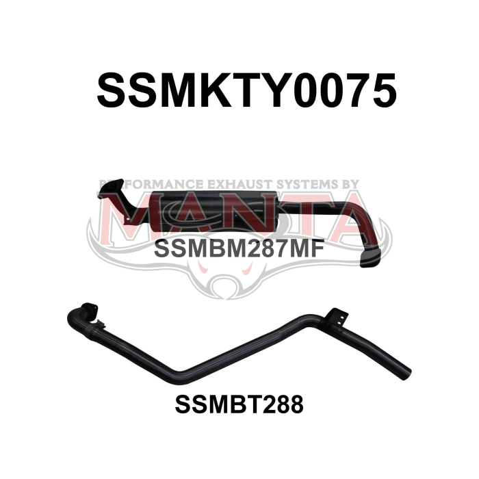 Manta - FZJ HZJ80 Landcruiser 2.5in off Extractors - (SSMKTY0075)