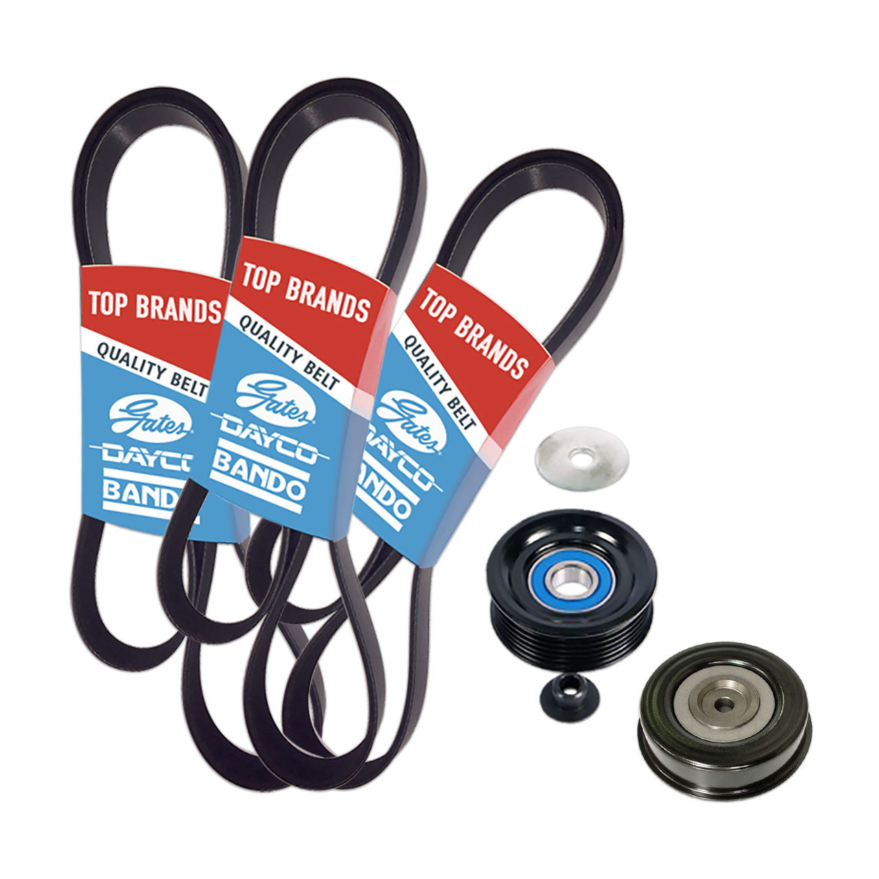Hyundai Terracan 3.5l Petrol V6 (Dec2001- Jul2008) Belt & Pulley Kit Wbpk62n