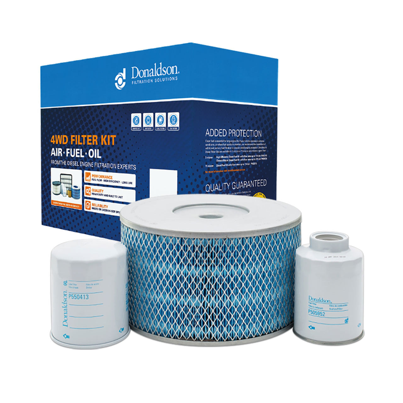 X902720 Toyota Landcruiser 100 Series 1HD-FTE 2000-07 4.2L Turbo Diesel - Donaldson Filter Kit