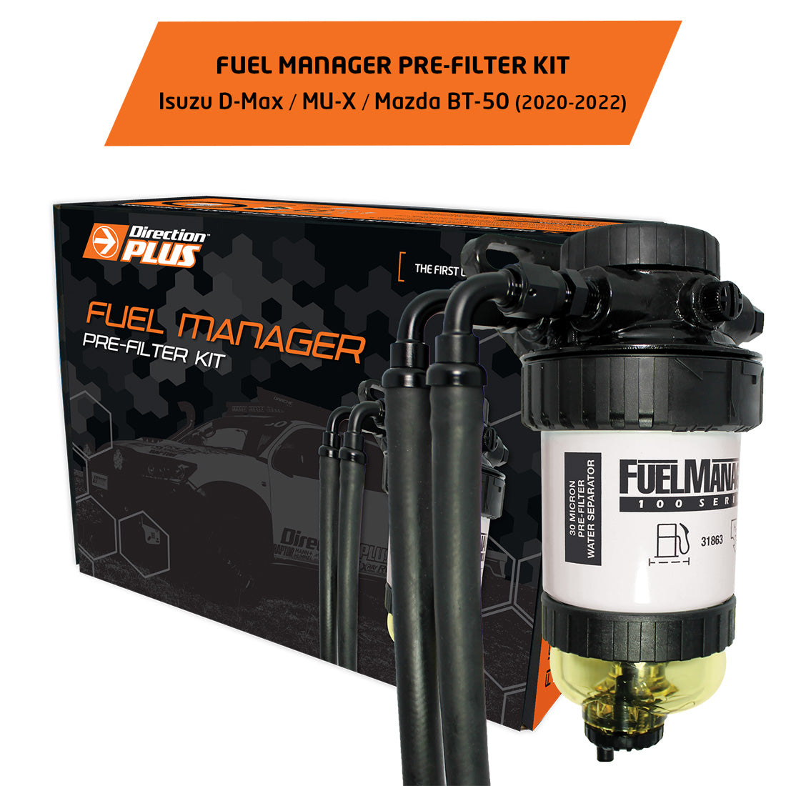 Direction Plus Fuel Manager Prefilter Kit Isuzu D-MAX / MU-X  Mazda BT-50 (FM645DPK)