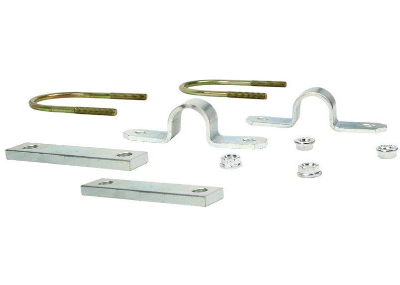 Universal Sway Bar Mount - Saddle Kit U-Bolt Style To Suit Ford 9" Diff 95x130mm