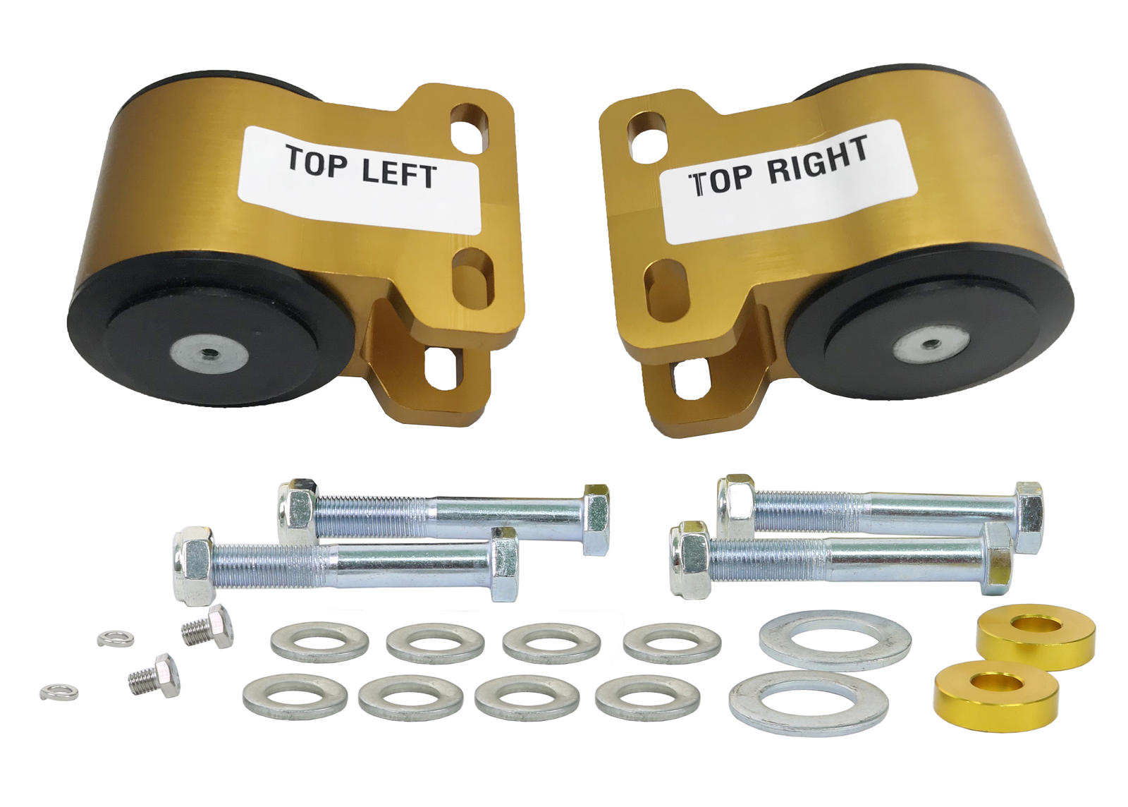 Front Control Arm Lower - Inner Rear Bushing Double Offset Kit To Suit Ford Focus, Mazda3 And Volvo C30, S40